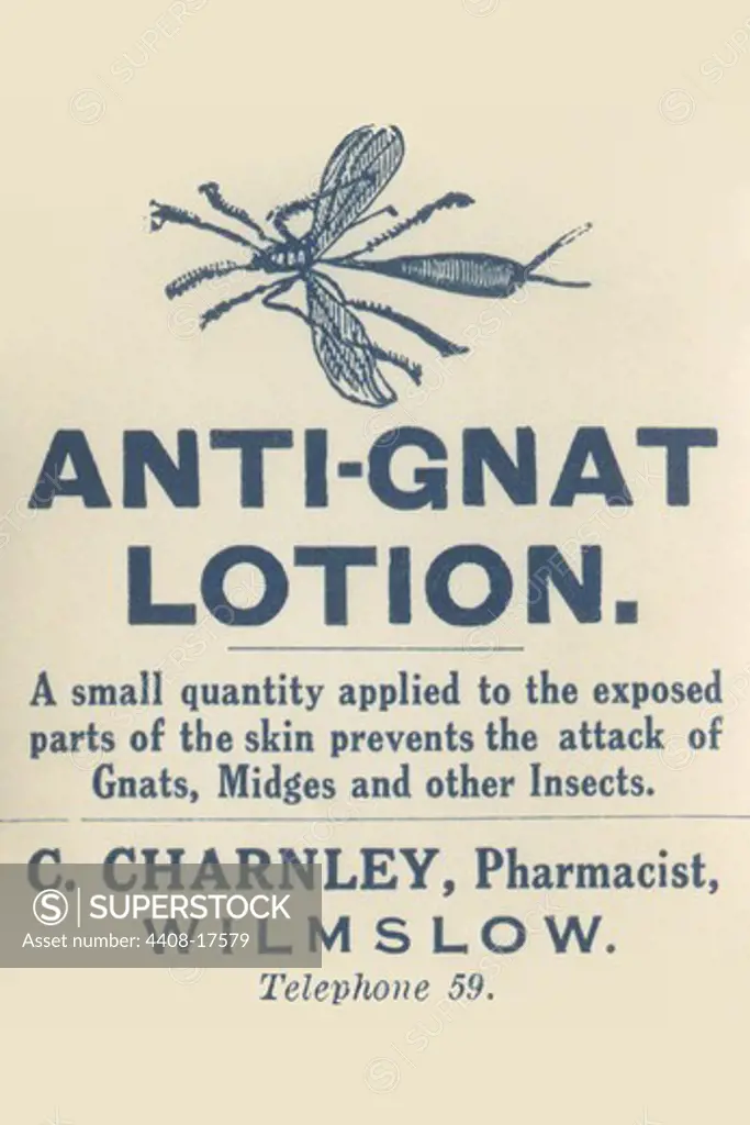 Anti-Gnat Lotion, Insect Studies