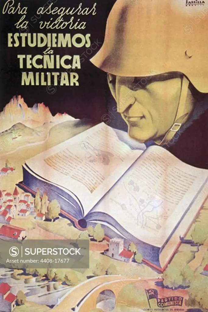 We study Military Technique to assure Victory.  , Spanish Civil War
