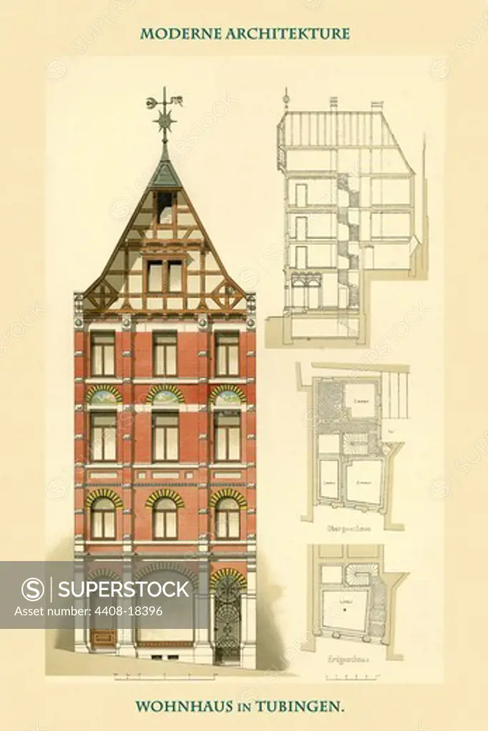 Residence in Tubingen, Germany 1890-1930