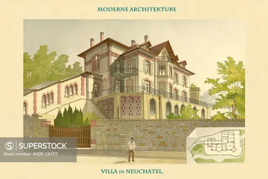 Villa - Neuchatel, Germany 1890-1930