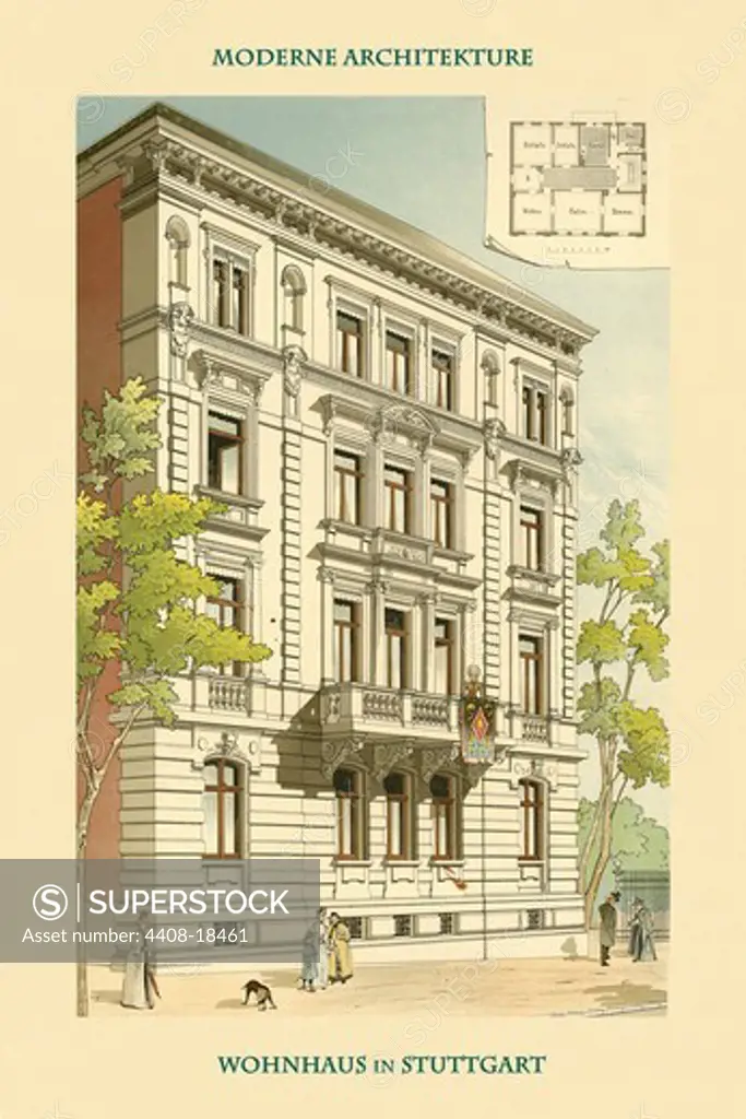 Residence in Stuttgart, Germany, Germany 1890-1930