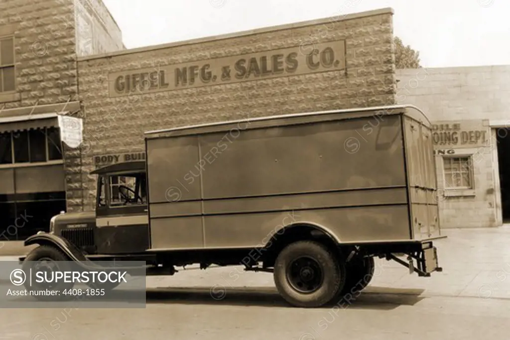 Giffel Manufacturing & Sales Company Delivery Truck, Trucks