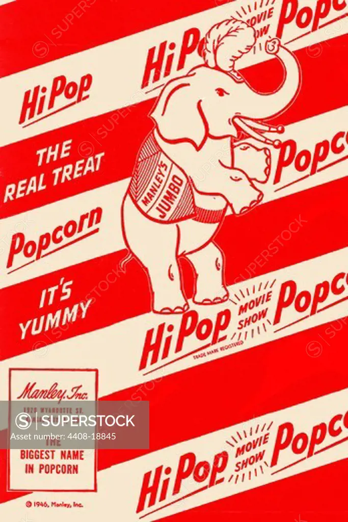 HiPop Movie Show Popcorn - The Real Treat, Peanuts, Popcorn & Snacks