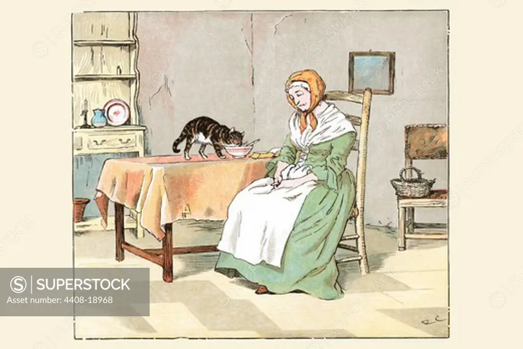 But Mrs. Blaize died penniless, Randolph Caldecott