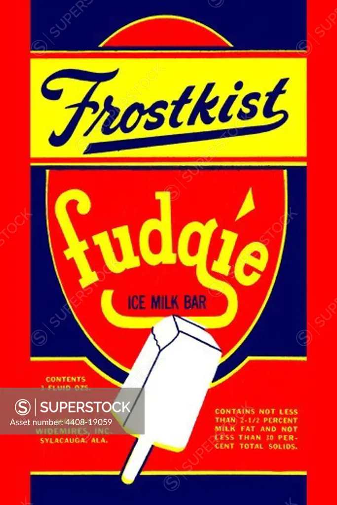 Frostkist Fudgie Ice Milk Bar, Peanuts, Popcorn & Snacks
