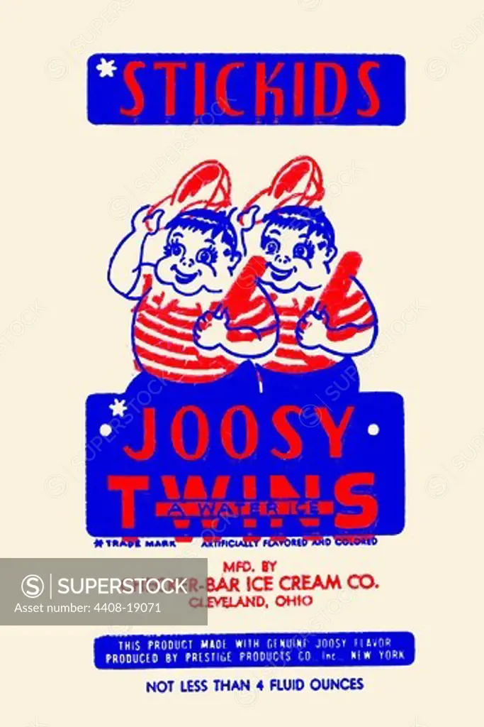 Stickids Joosy Twins Water Ice, Peanuts, Popcorn & Snacks