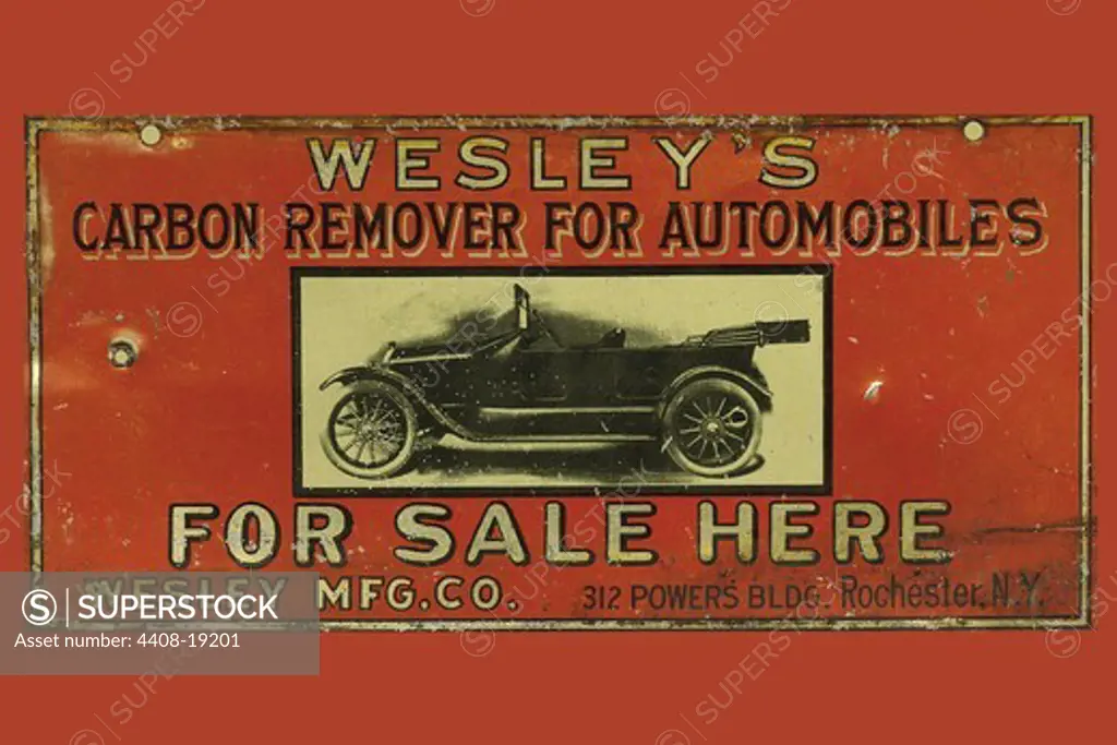 Wesley's Carbon Remover for Automobiles, Automobiles