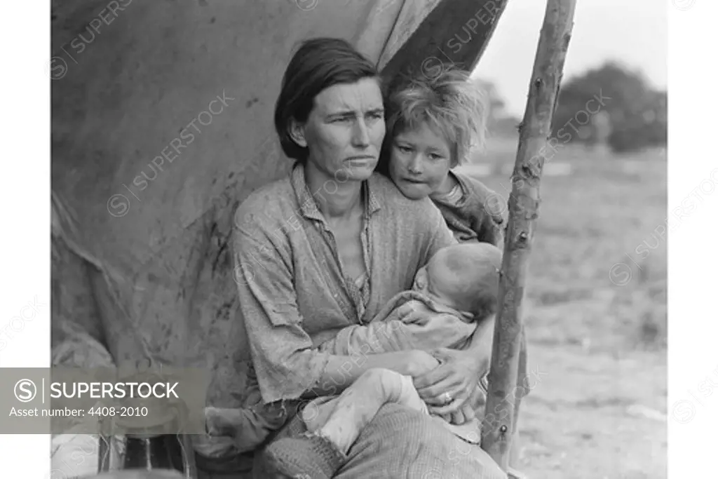 Migrant agricultural worker's family, Dorothea Lange