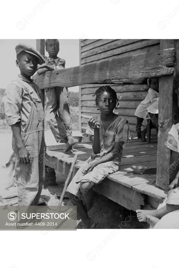 Mississippi Delta Negro children, Dorothea Lange