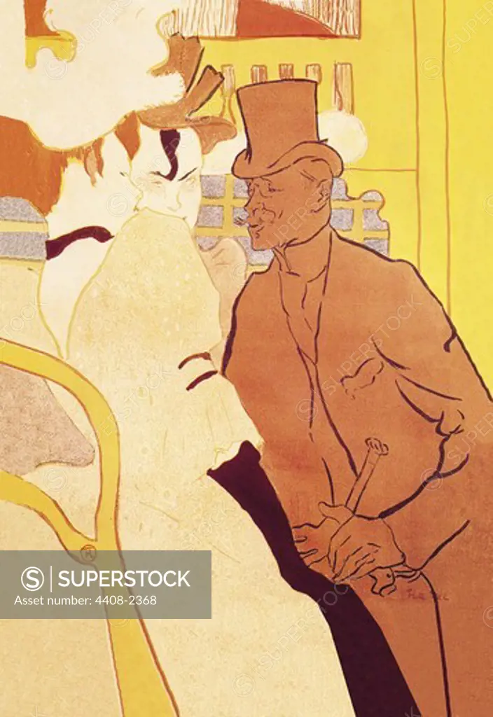 Englishman at the Moulin Rouge, Toulouse Lautrec