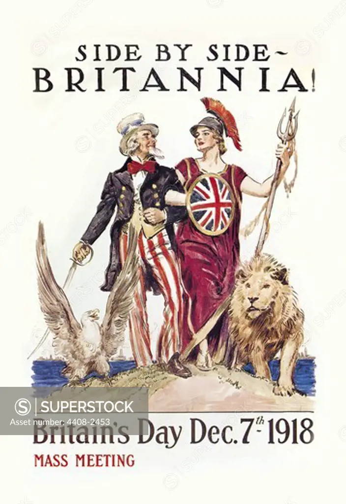 Side by Side - Britannia, World War I - Flagg & Christy