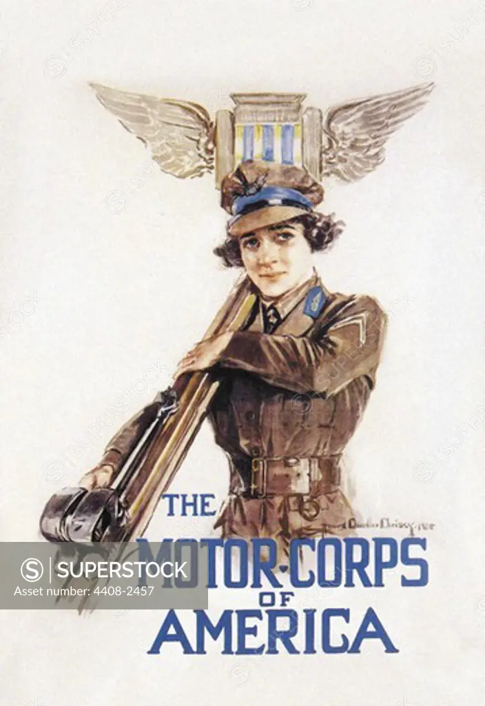 Motor-Corps of America, World War I - Flagg & Christy