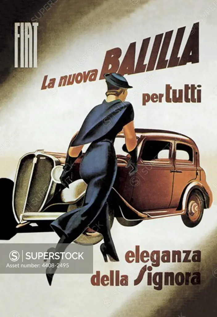 Fiat Balilla, Automobiles