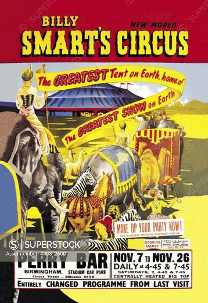 Billy Smart's New World Circus, Circus & Clowns