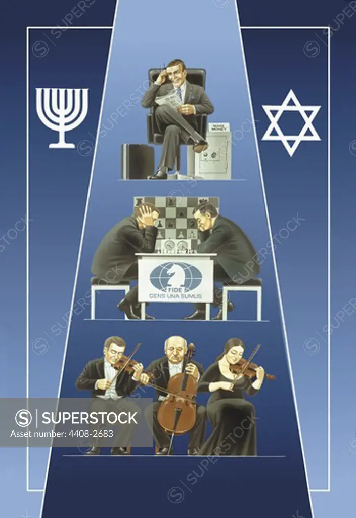 1 Jew (Banker) 2 Jews (Chess) 3 Jews (Orchestra), Russian Judaica