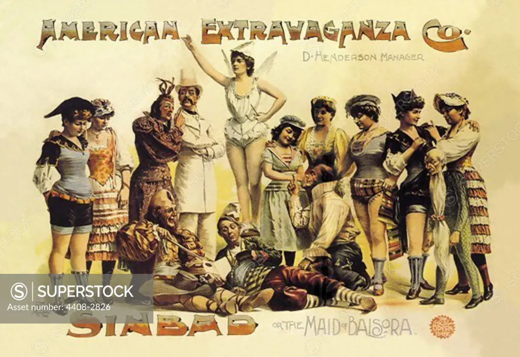 American Extravaganza Company: Sinbad, or, The Maid of Baisora, Opera & Operettas