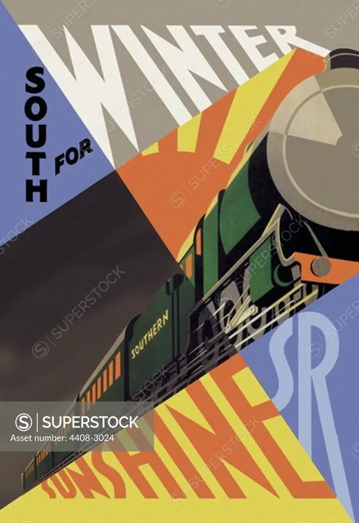 South for Winter Sunshine - Southern Railroad, Railroad