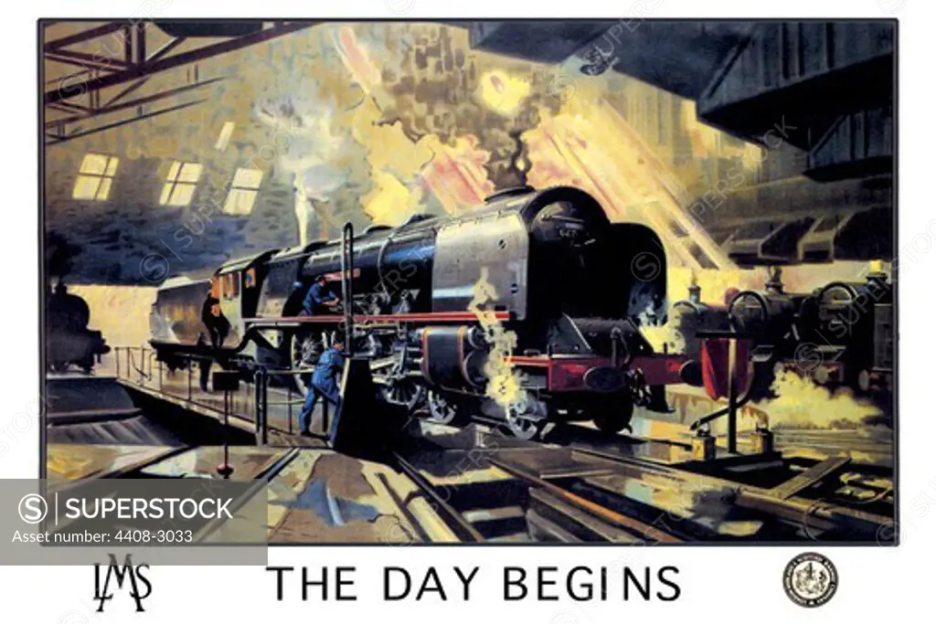 Day Begins - L.M.S., Railroad