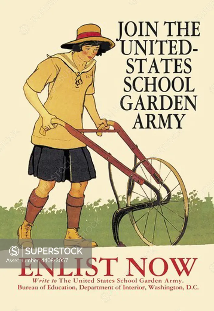 Join the United States School Garden Army, Wartime Women