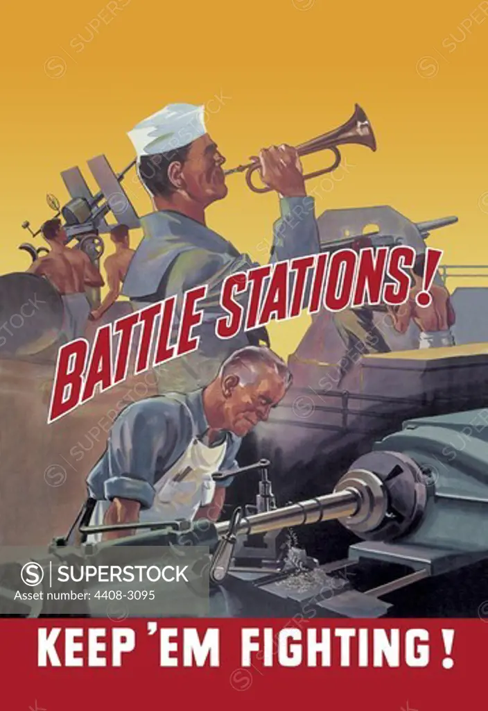 Battle Stations! Keep 'Em Fighting!, World War I