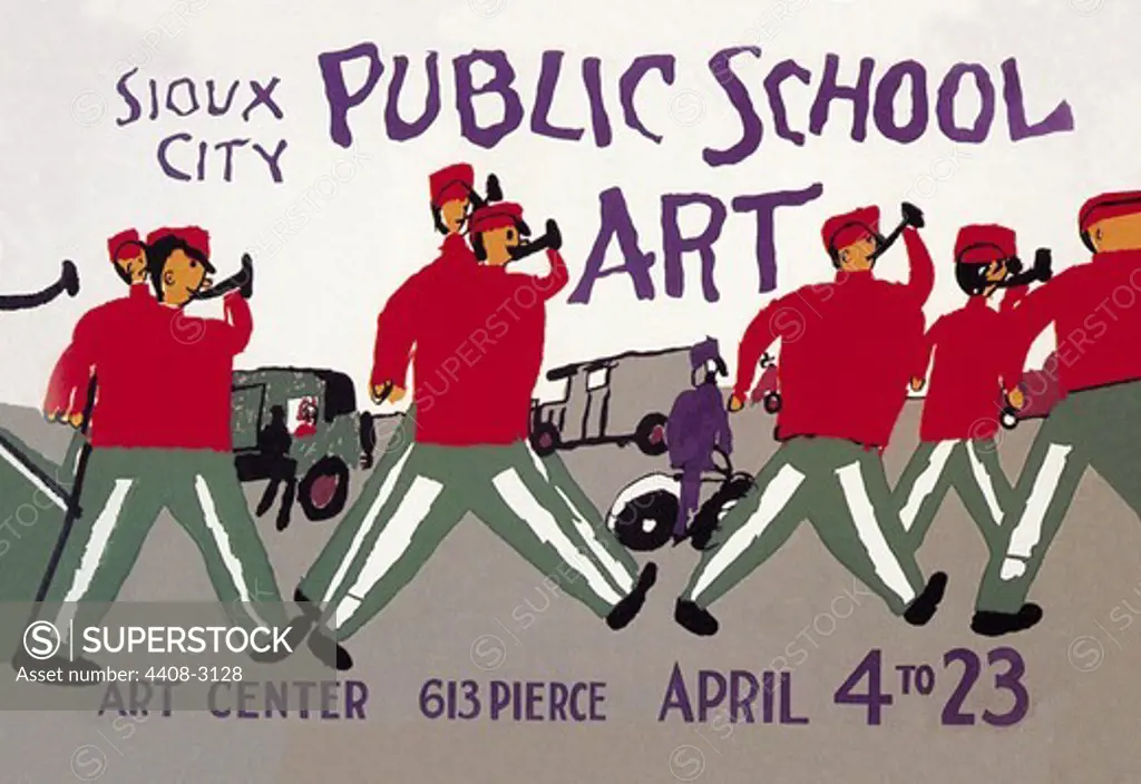 Sioux City Public School Art, WPA