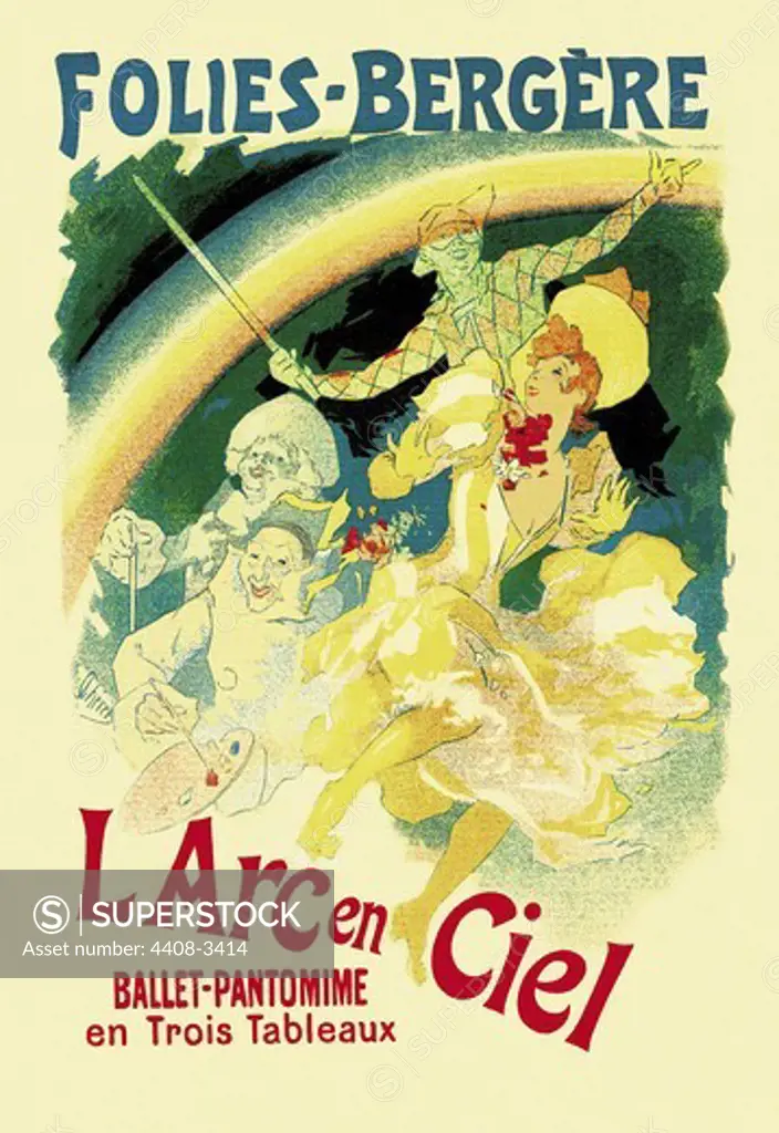 Arc en Ciel: Folies-Bergere, Jules Cheret