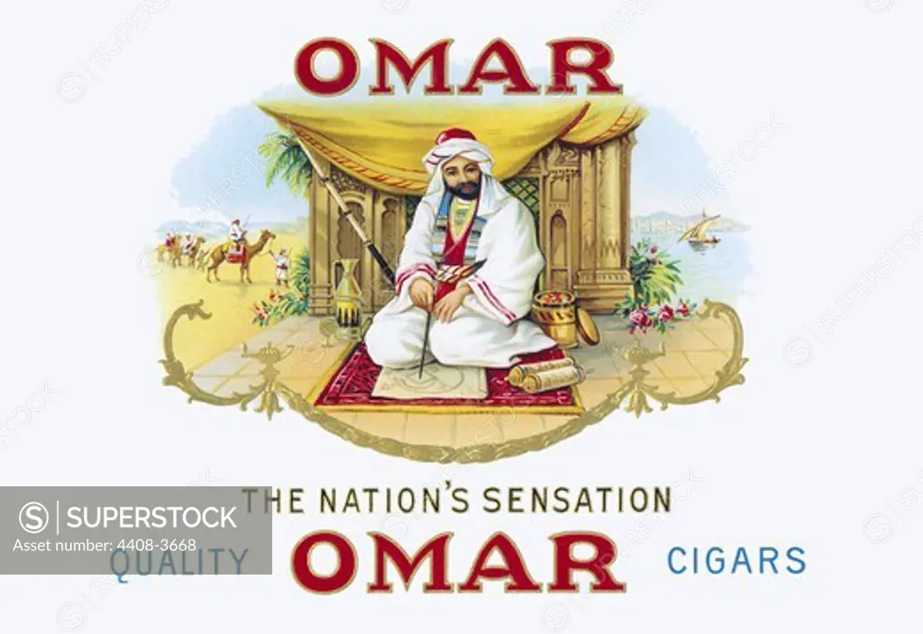 Quality Omar Cigars, Cigar Labels
