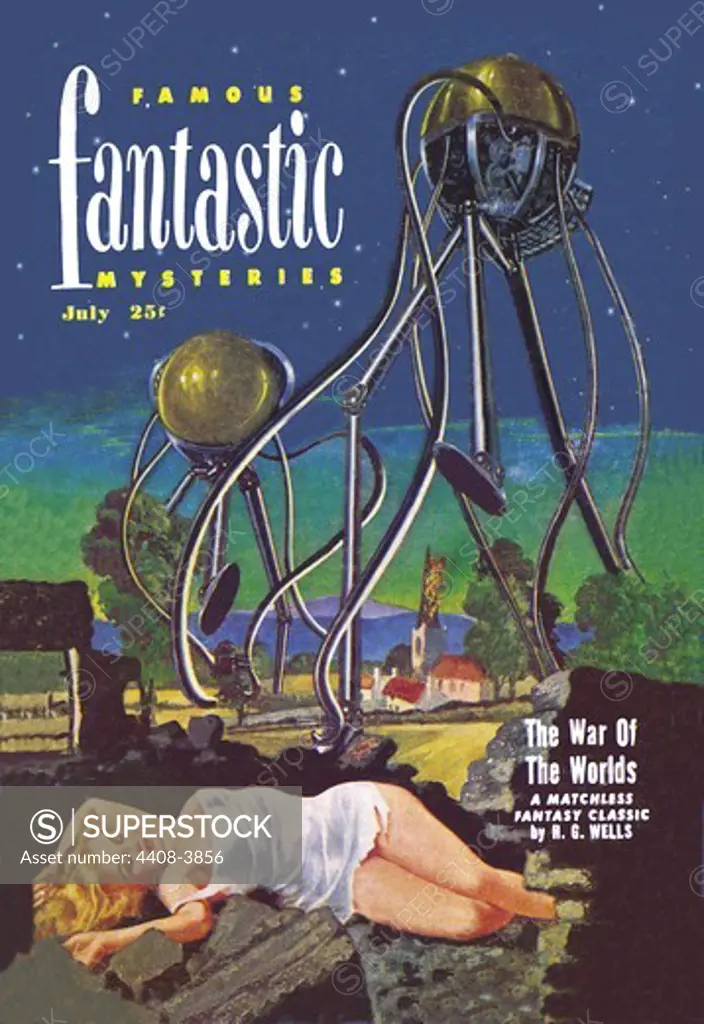 Famous Fantastic Mysteries: Tentacled Robots, Robots, ray guns & rocket ships