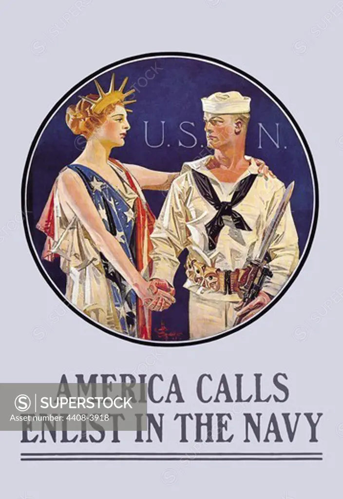 America Calls - Enlist in the Navy, Sailors