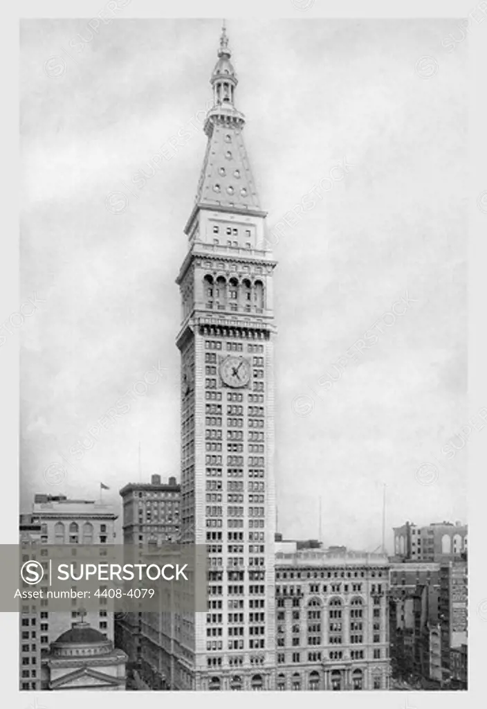 Metropolitan Life Insurance Tower, 1911, New York