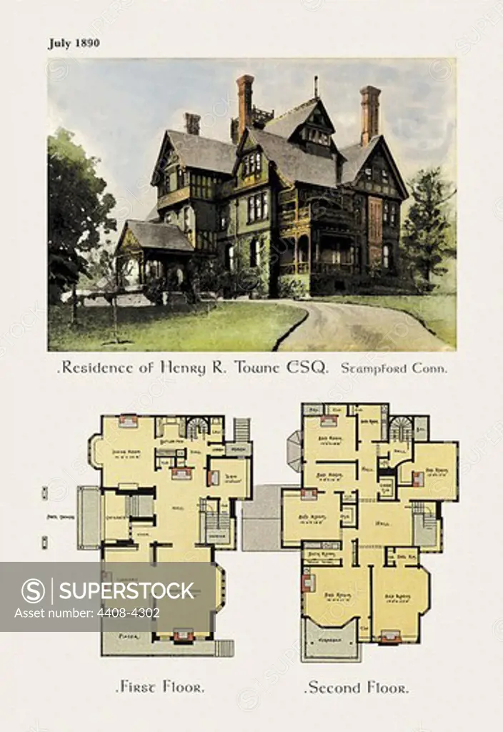 Residence of Henry R. Towne, Esq., Victorian Residences