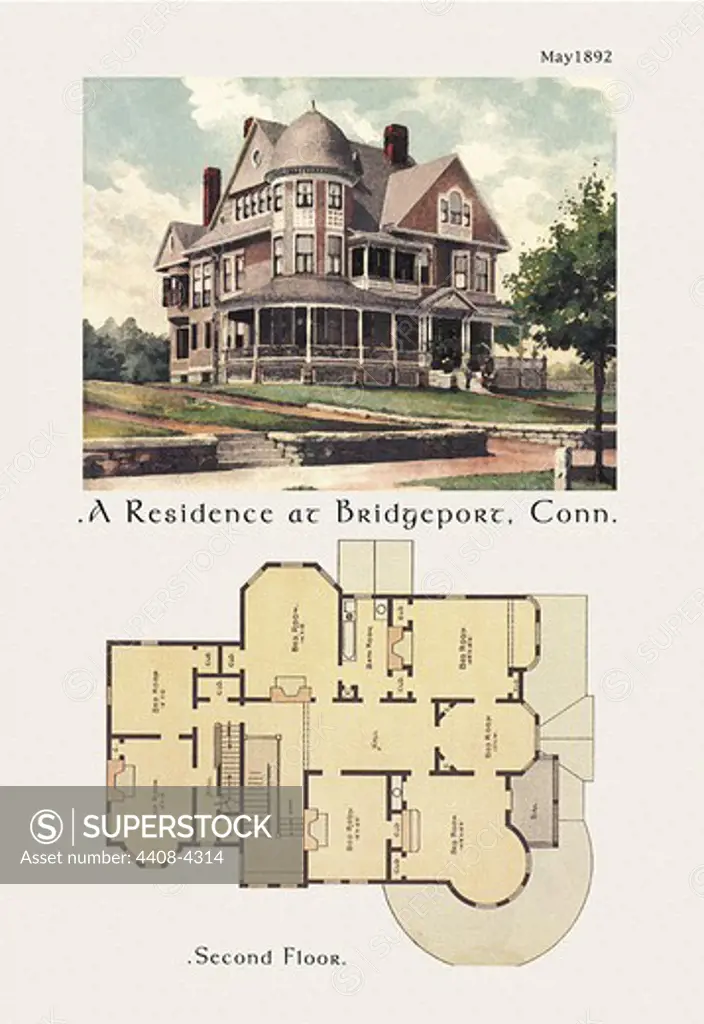 Residence at Bridgeport, Connecticut, Victorian Residences