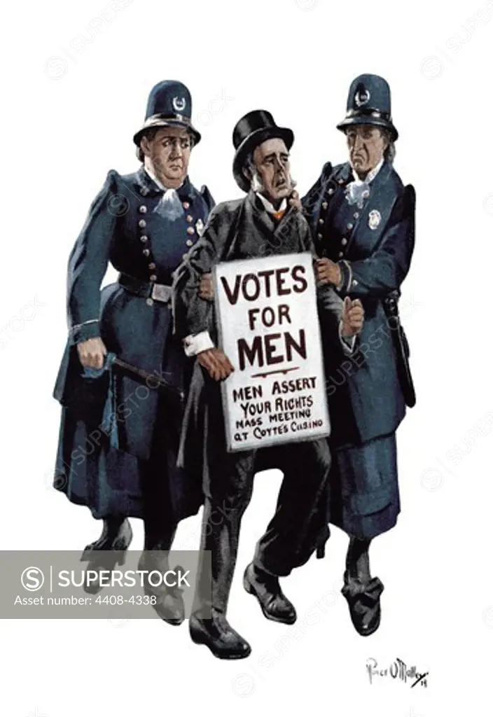 Votes for Men: Suffragists' Revenge, Police, Law Enforce, & Crime