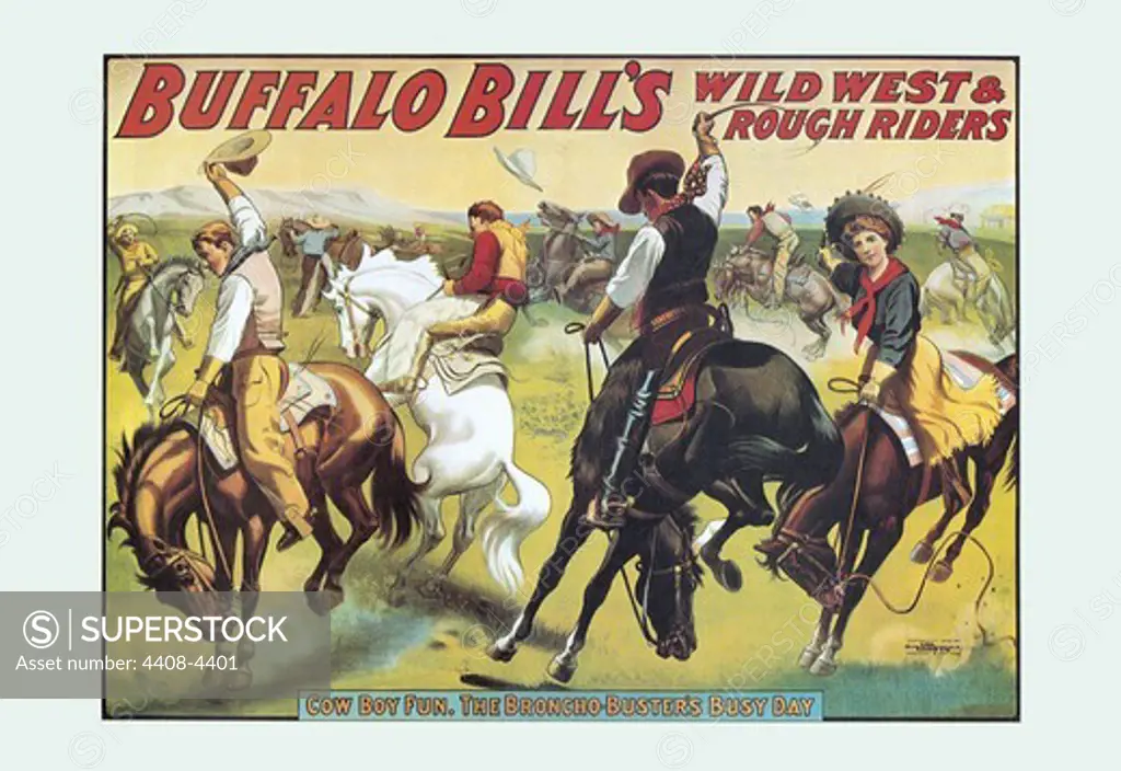 Buffalo Bill: Cowboy Fun - The Bronco Busters Busy Day, Buffalo Bill - Wild West