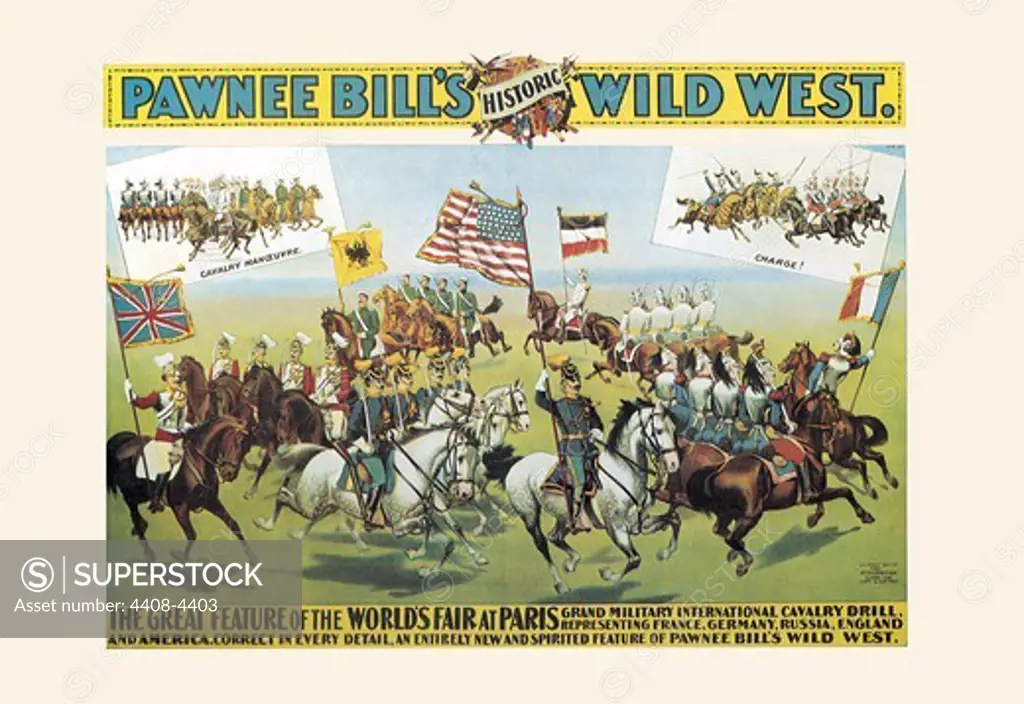Buffalo Bill: Pawnee Bill and Paris, Buffalo Bill - Wild West