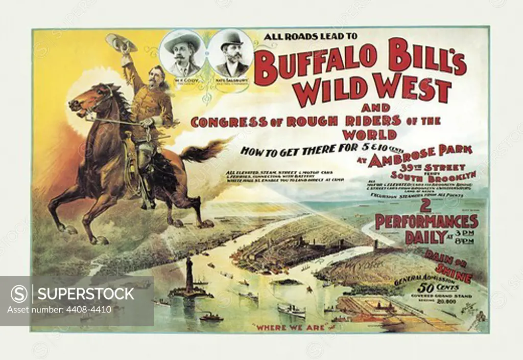 Buffalo Bill: Ambrose Park, South Brooklyn, Buffalo Bill - Wild West