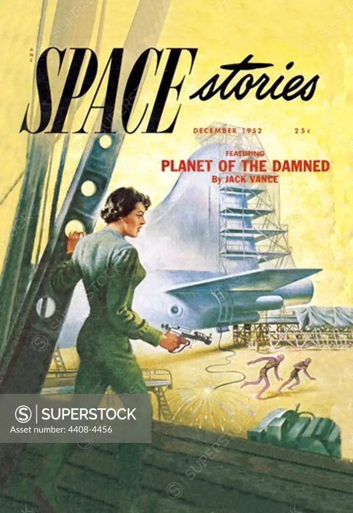 Space Stories: Rocket Ship Sabotage, Pulp Magazine Covers
