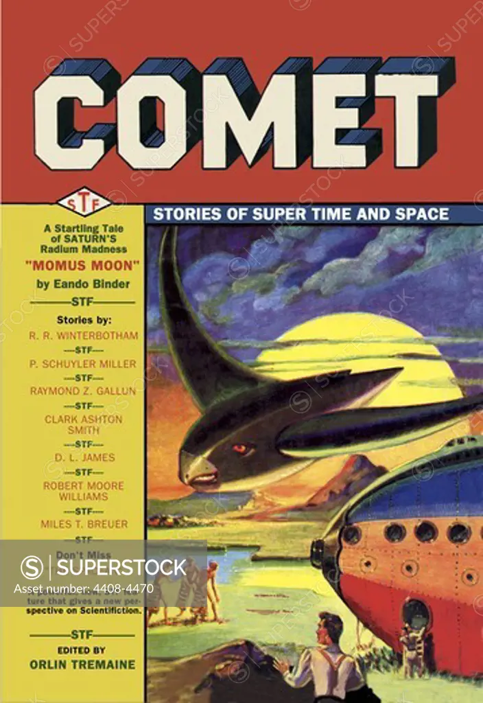 Comet: Bird Spaceship, Pulp Magazine Covers
