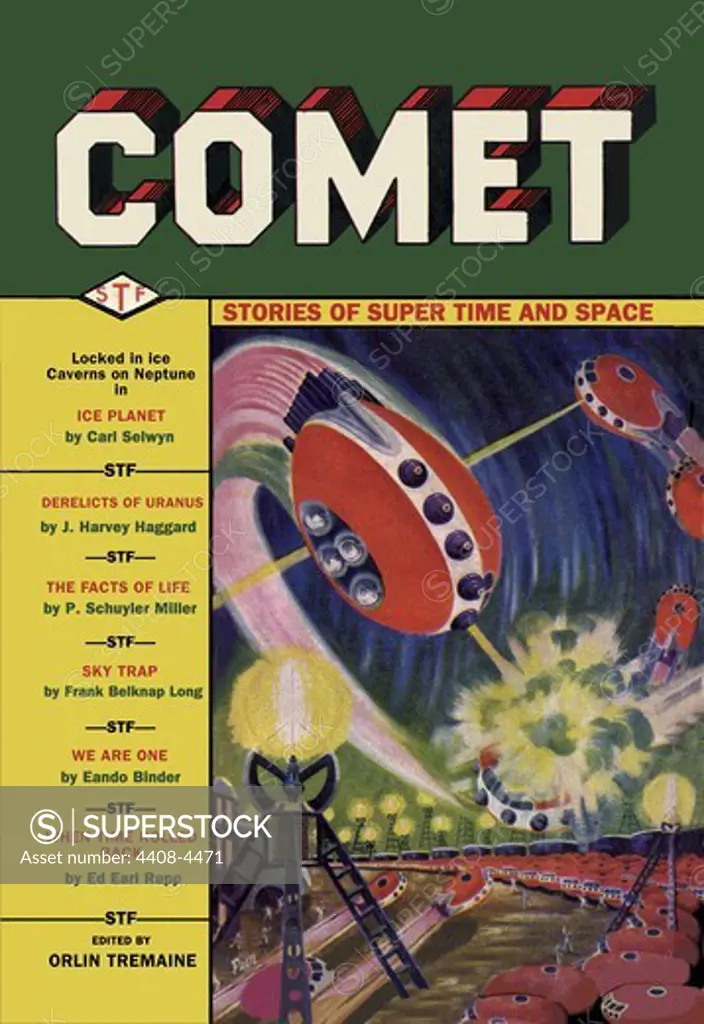 Comet: UFO Dogfight, Pulp Magazine Covers