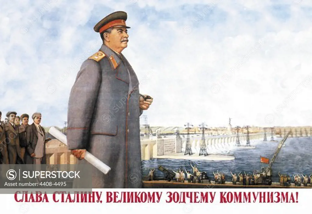 Long Live Stalin, Great Architect of Communism, USSR - Bolshevik & Soviet