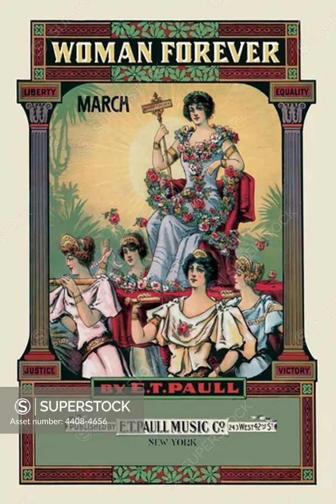 Woman Forever: March, Sheet Music - E. T. Paul