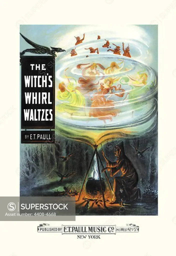 Witch's Whirl Waltzes, Sheet Music - E. T. Paul