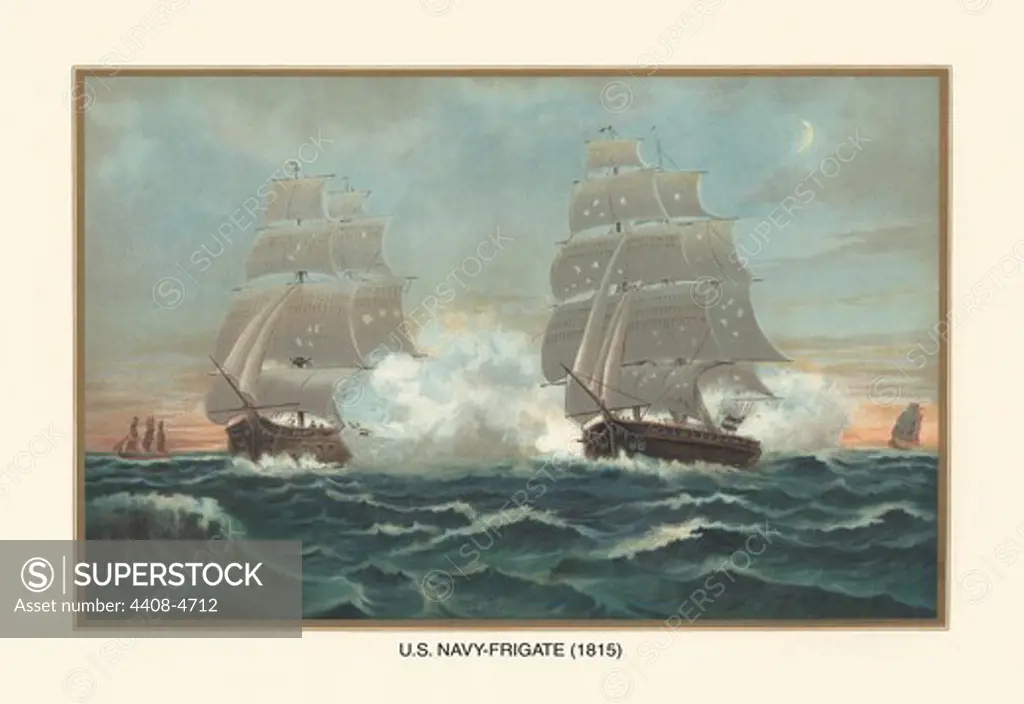 U.S. Navy Frigate, 1815, U.S. Navy 1776 - 1899