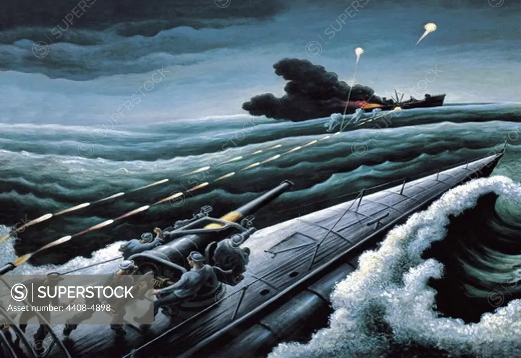 Score One for the Subs, Silent Service - SubmarinesArtist Benton, Thomas Hart (1889-1975) 