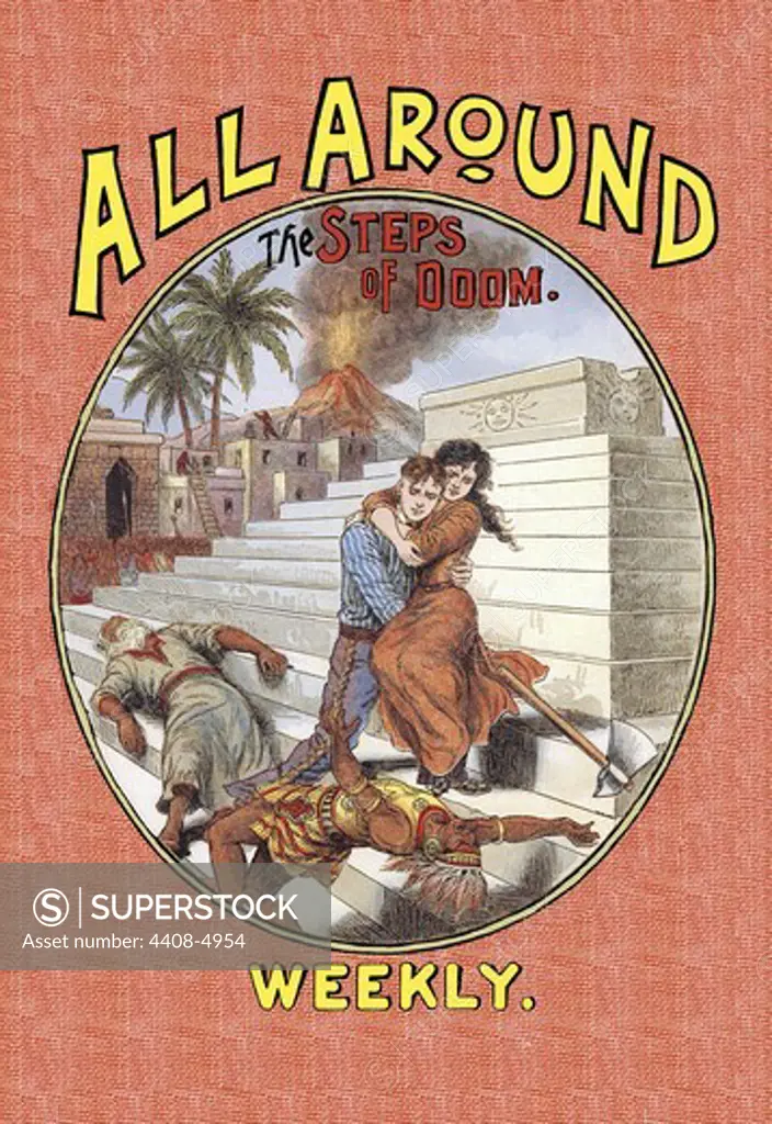 All Around Weekly: The Steps of Doom, Victorian Children's Literature - All Around