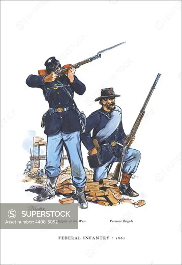 Federal Infantry, 1862, U.S. Army