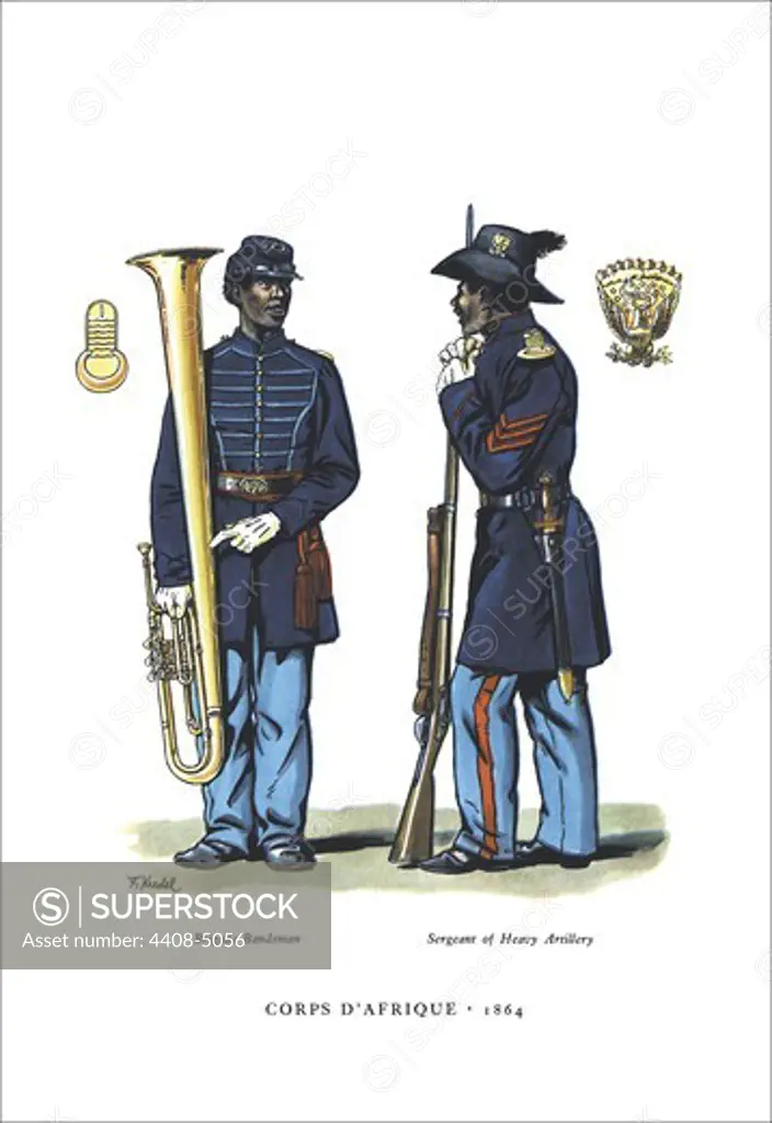 Corps D'Afrique, 1864, U.S. Army