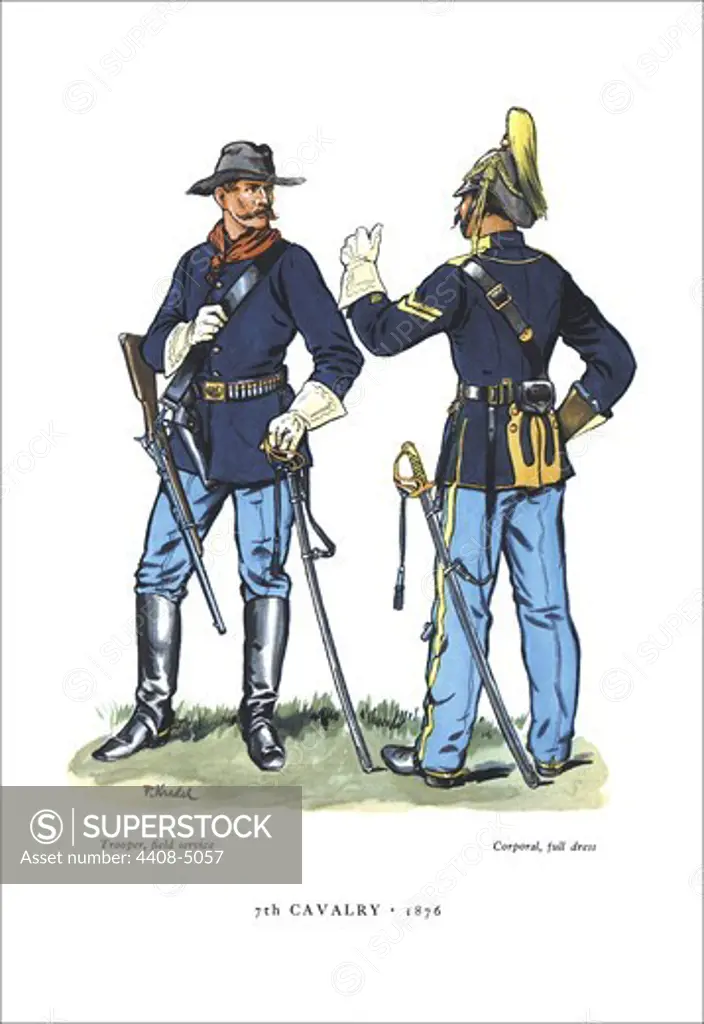 Seventh Cavalry, 1876, U.S. Army