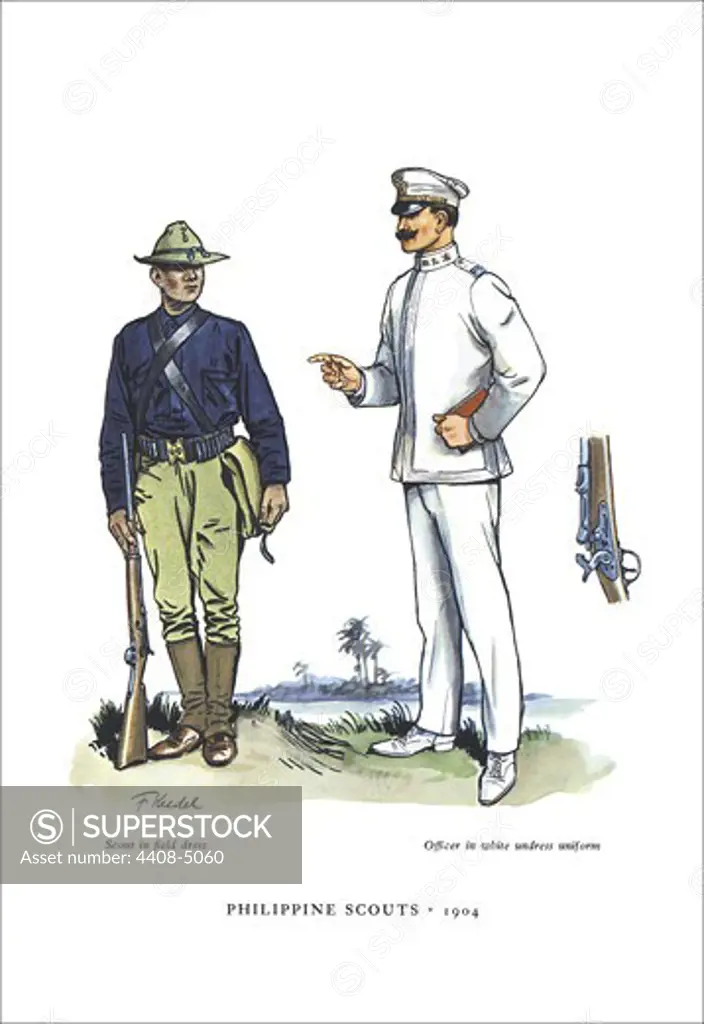 Philippine Scouts, 1904, U.S. Army