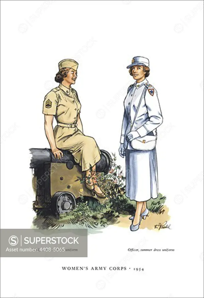 Women's Army Corps, 1954, U.S. Army